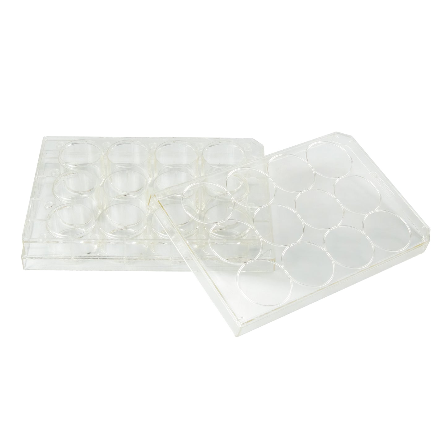 Caplugs® Evergreen 222804601FE1 12-Well Microplate Lids Flat Bottom 6.76mL PS Sterile MADE IN USA