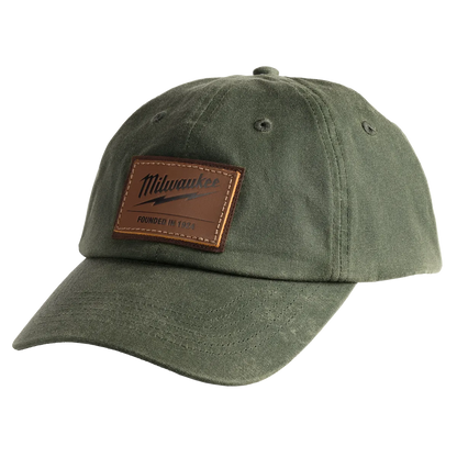 Milwaukee Waxed Canvas Adjustable Hat | Green M772E