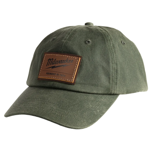 Milwaukee Waxed Canvas Adjustable Hat | Green M772E