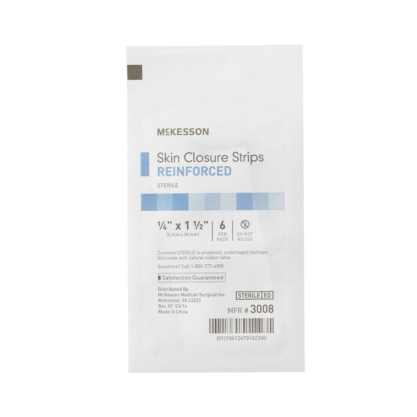 McKesson Skin Closure Reinforced Strip