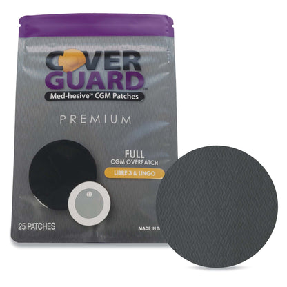 Cover Guard Sensor Overpatch Black For FreeStyle Libre 3
