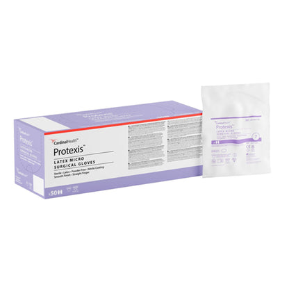 Sterile Protexis™ Latex Micro Latex Surgical Gloves, Light Brown - view 6
