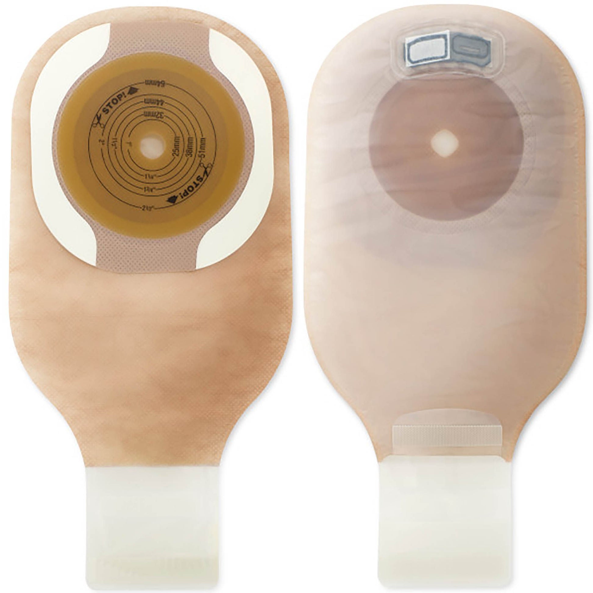 Premier™ One-Piece Ultra Clear Ostomy Pouch, Pre-cut to Fit Stomas