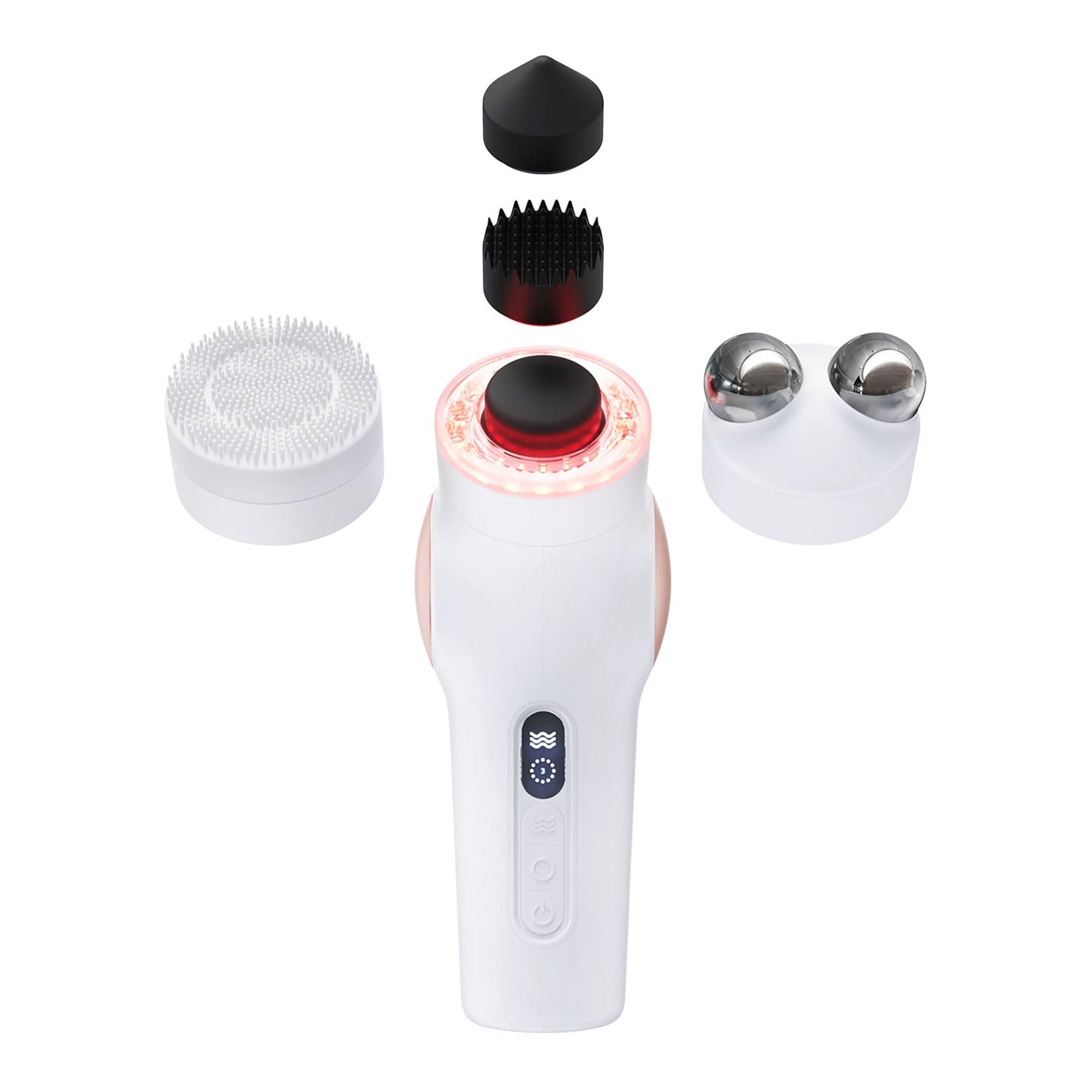 TheraFace Pro Hand-Held Face Massager & Cleanser, White
