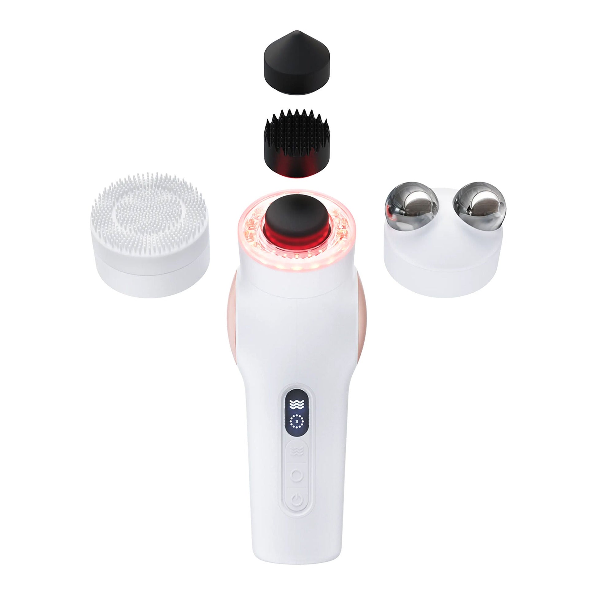 TheraFace Pro Hand-Held Face Massager & Cleanser, White