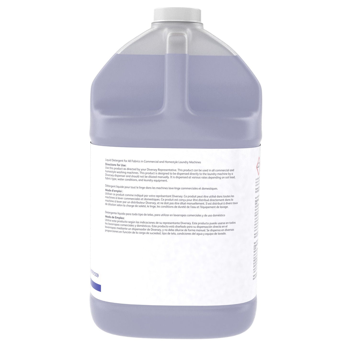 Diversey Clax Master 100 Laundry Detergent Jug Liquid Unscented