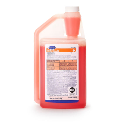 Diversey Virex II 256 Surface Disinfectant Cleaner Quaternary Based Manual Pour Liquid Bottle Mint Scent