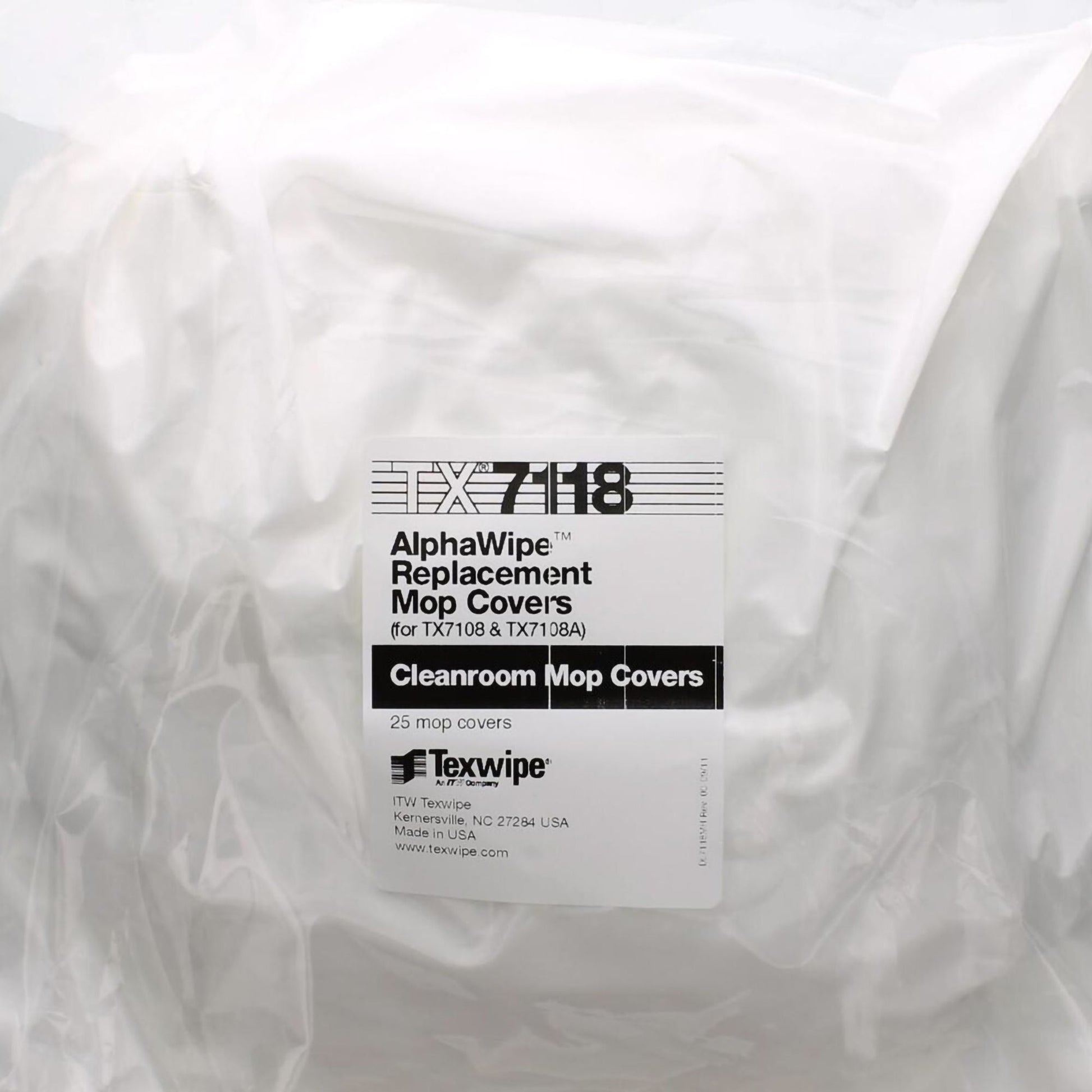 Texwipe® AlphaMop™ Cleanroom Mop Head Cover / Pad Kit