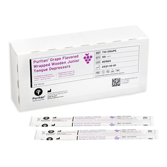 Puritan® Grape Flavor Tongue Depressor – Case of 1000