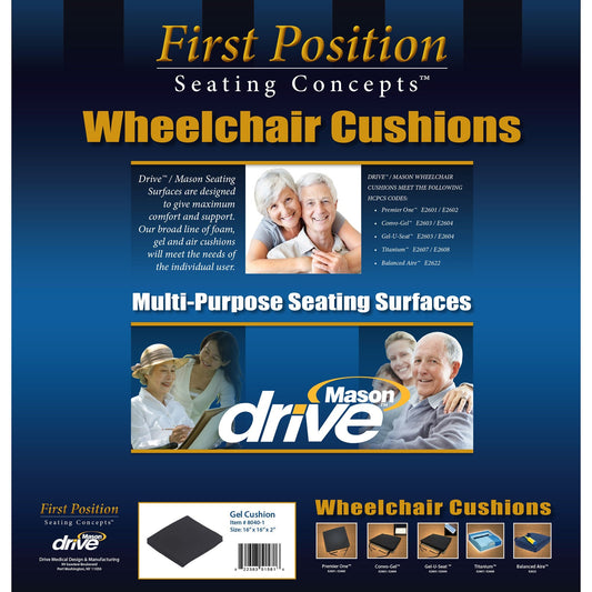 drive™ Gel-U-Seat™ Lite Seat Cushion, .