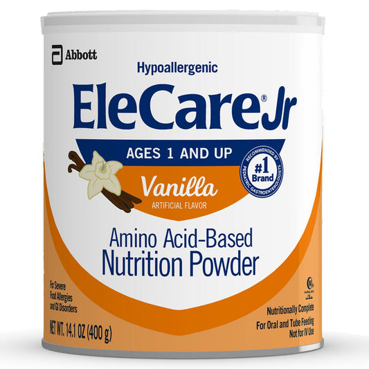 EleCare Jr Pediatric Oral Supplement Vanilla Flavor Can Powder Amino Acid Protein Maldigestion