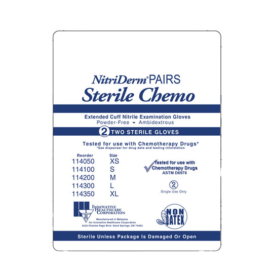 NitriDerm® EC Nitrile Exam Gloves, Blue