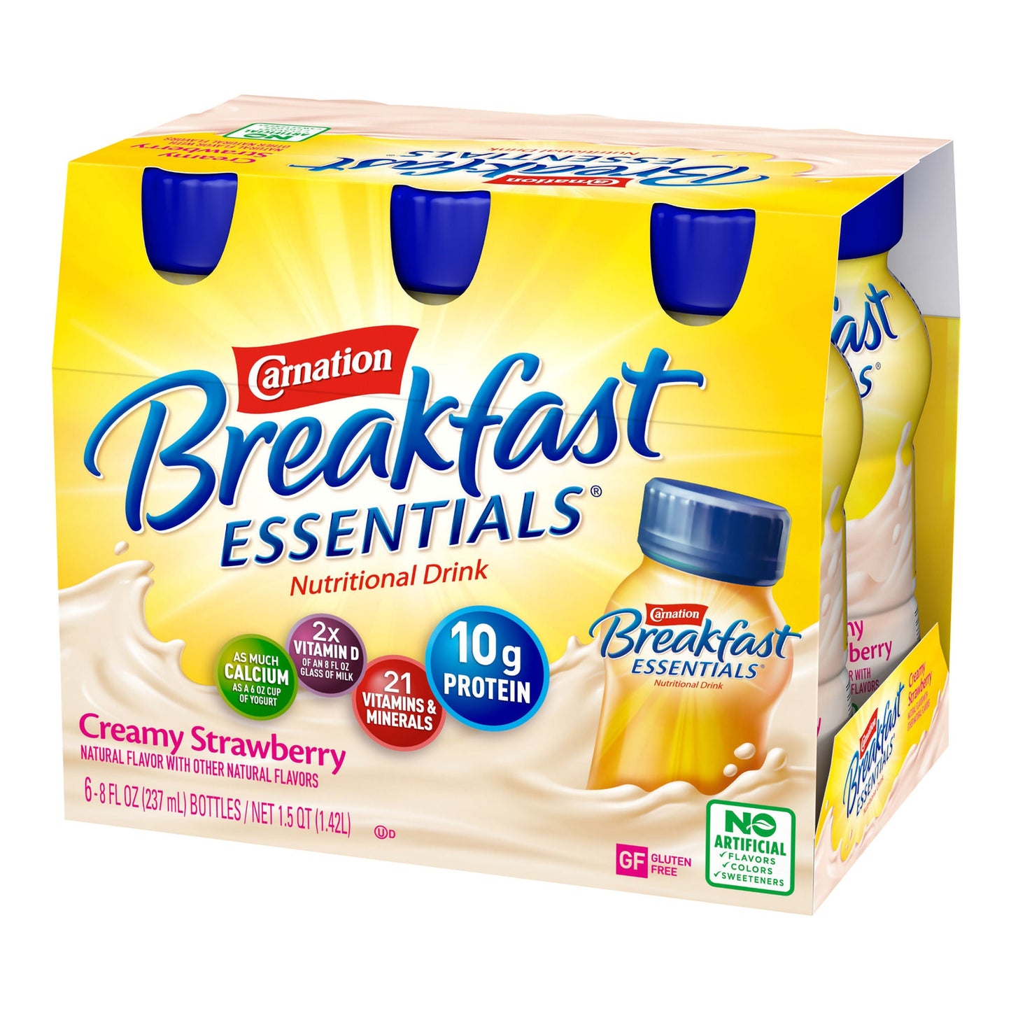 Carnation Breakfast Essentials® Strawberry Nutritional Drink, bottle