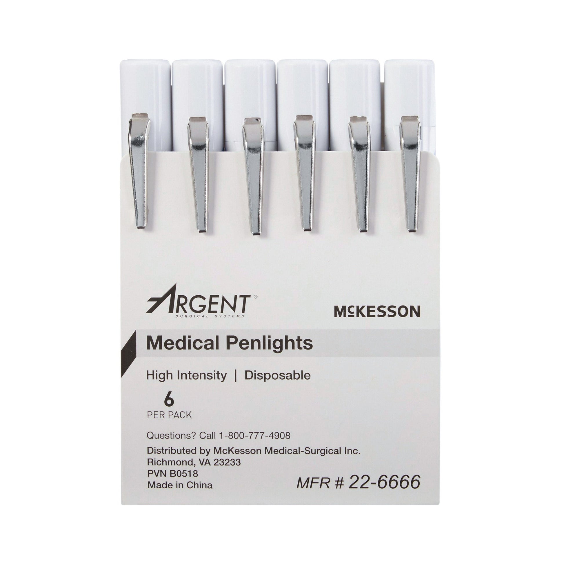 McKesson Disposable Penlight White Light, 4.5 Inch