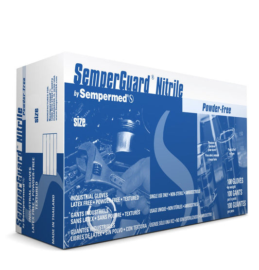 SemperGuard® Nitrile Utility Gloves, Blue
