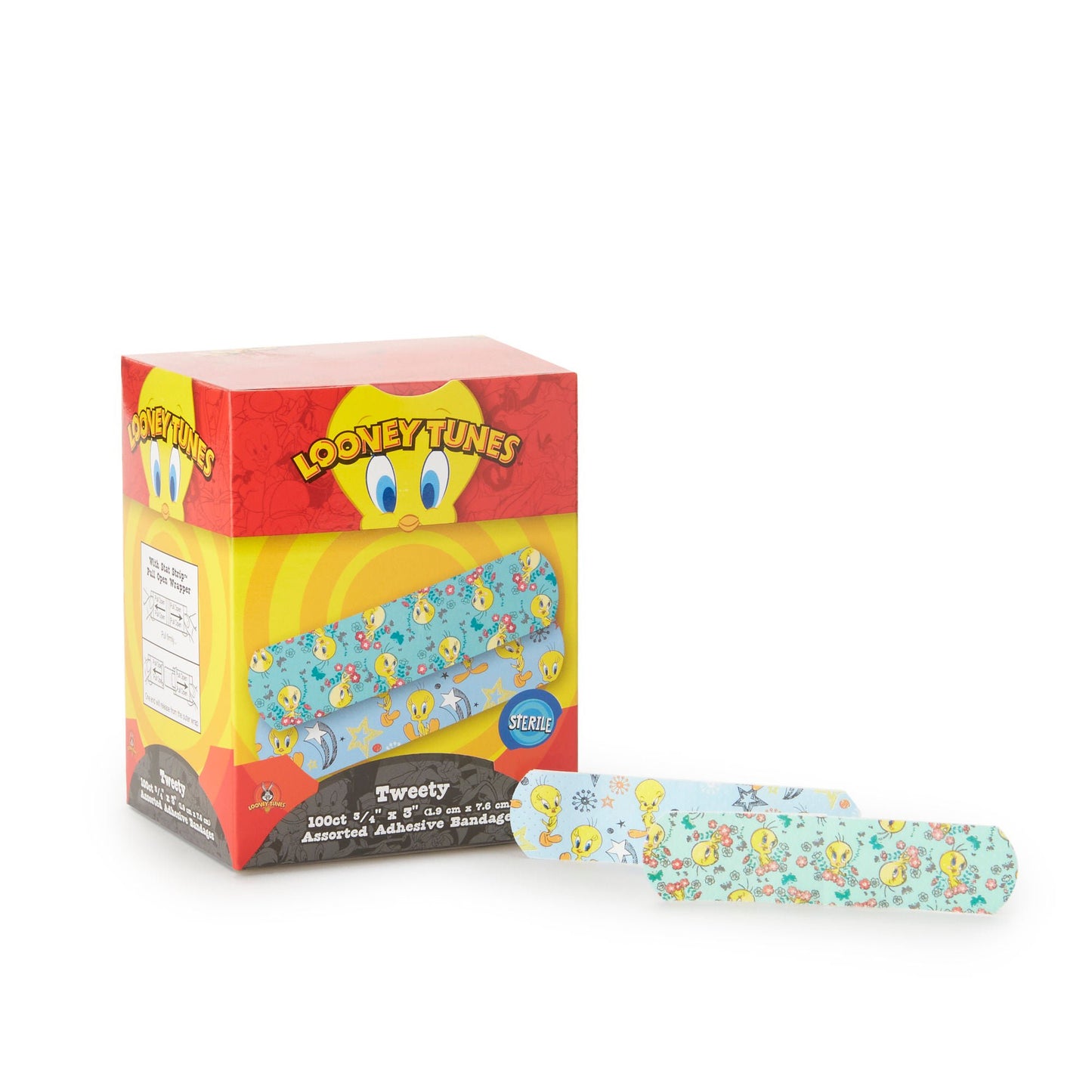 Looney Tunes™ Stat Strip® Tweety Design Adhesive Strip, ¾ x