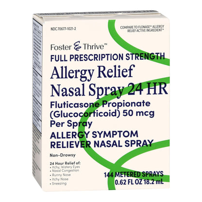 Foster & Thrive™ Allergy Relief Nasal Spray 24 HR Fluticasone Propionate