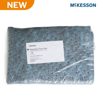 McKesson Anti-Static Anti-Fatigue Floor Mat Light Absorbency Blue Spunbond / Melt-Blown Polypropylene