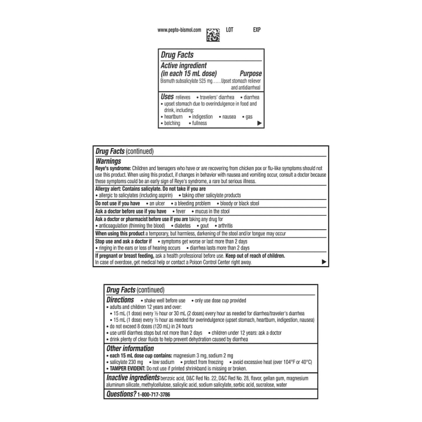 Pepto Bismol® Ultra Bismuth Subsalicylate Anti-Diarrheal