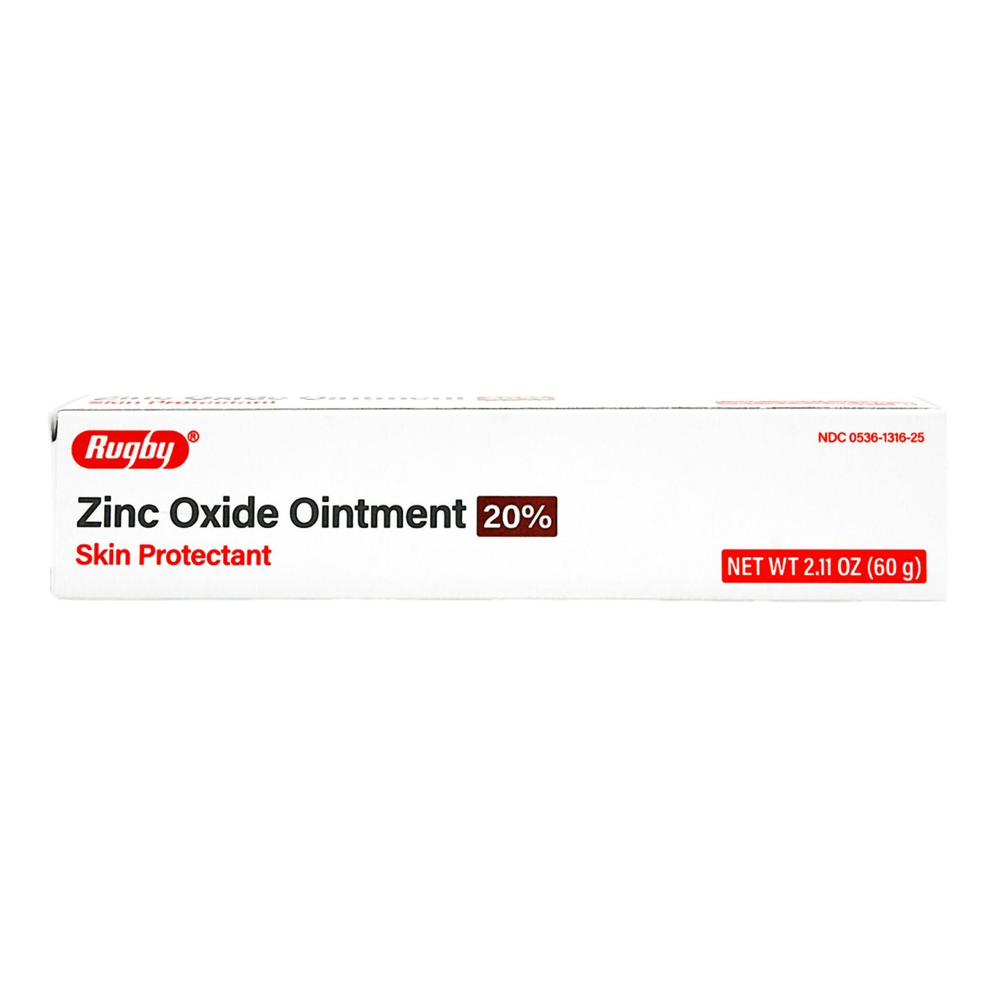Rugby® 20% Zinc Oxide Ointment Skin Protectant, Tube