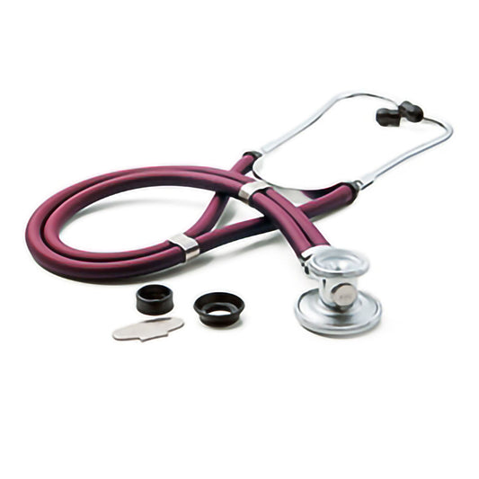 McKesson Sprague Stethoscope Pink 2-Tube 22 Inch Tube Double Sided Chestpiece