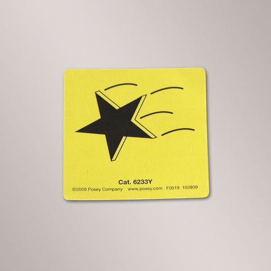 Posey Magnetic Sign Alert Falling Star Symbol