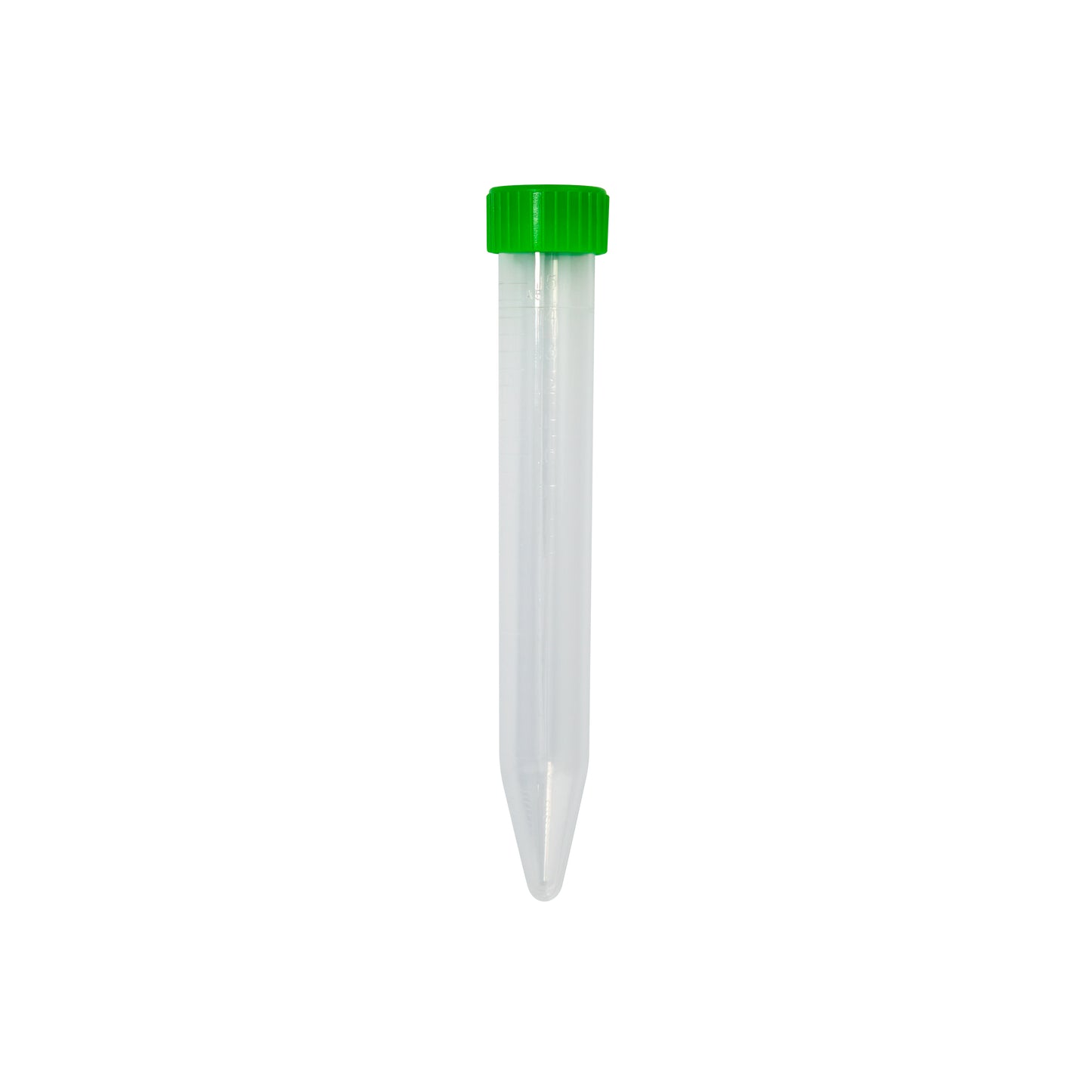 Caplugs Evergreen 222-2470-G8K 15 mL Sterile PPC Conical Centrifuge Tube Green Cap 25/Bag Unassembled MADE IN USA