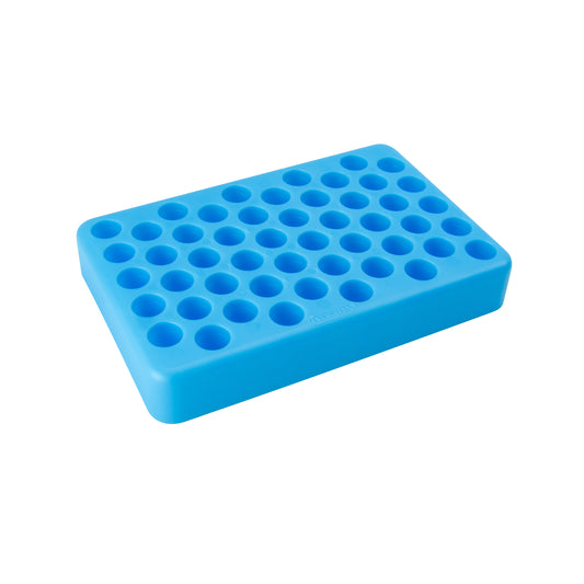 Caplugs® Evergreen 2402500B1NE1 15 mL Tube Rack 50 Positions Blue MADE IN USA
