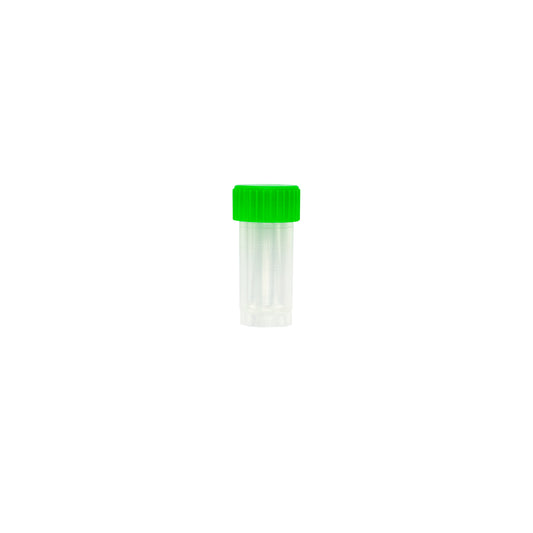 Caplugs® Evergreen 2403005G60E1 Transport Vials 5.0 mL Green Caps PP Non-Sterile Unassembled MADE IN USA