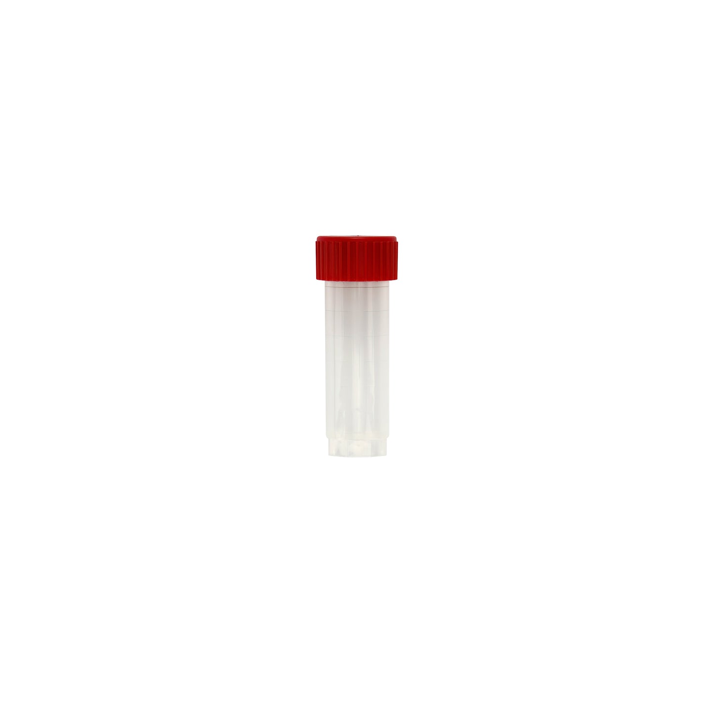 Caplugs® Evergreen 240-3007-R60 — 7.0 mL Transport Vials with Red Caps, Non-Sterile, PP, Natural, 1000/Bag Unassem