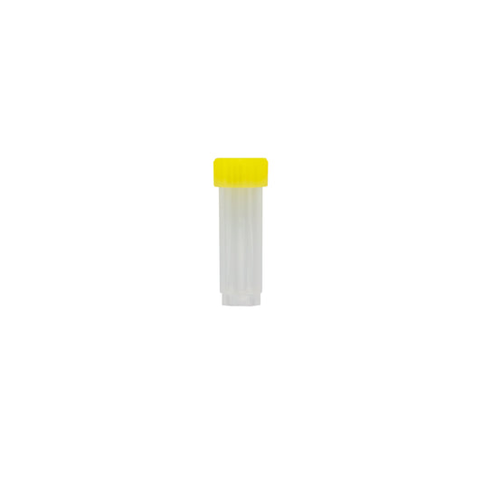 Caplugs® Evergreen 240-3007-Y60 — 7.0 mL Transport Vials with Yellow Caps, Non-Sterile, PP, Natural, 1000/Bag Unas