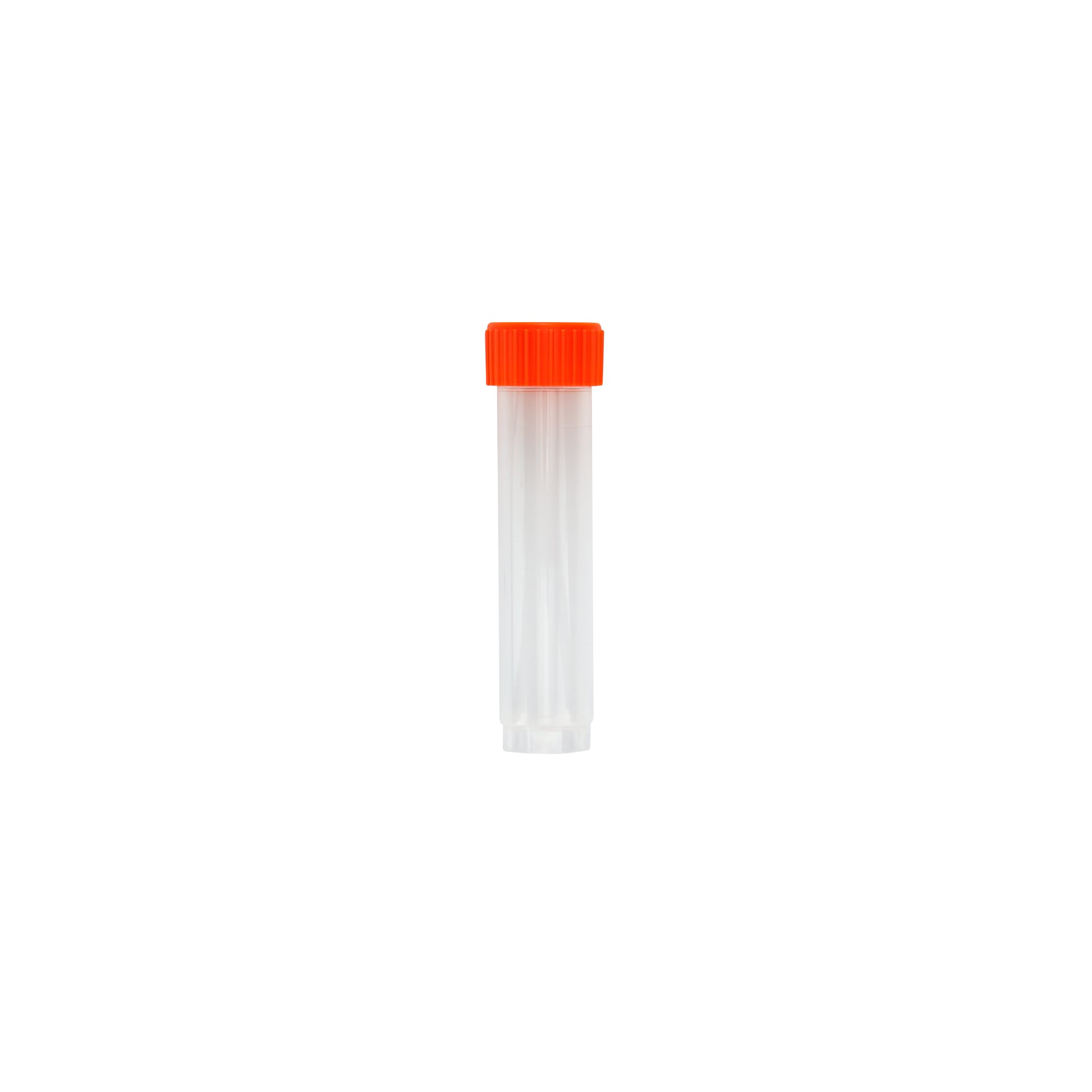 Caplugs® Evergreen 2403010E60E1 Transport Vials 10 mL Orange Caps PP Non-Sterile MADE IN USA
