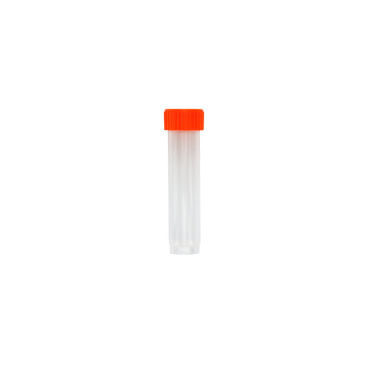 Caplugs® Evergreen 2403010E60E1 Transport Vials 10 mL Orange Caps PP Non-Sterile MADE IN USA