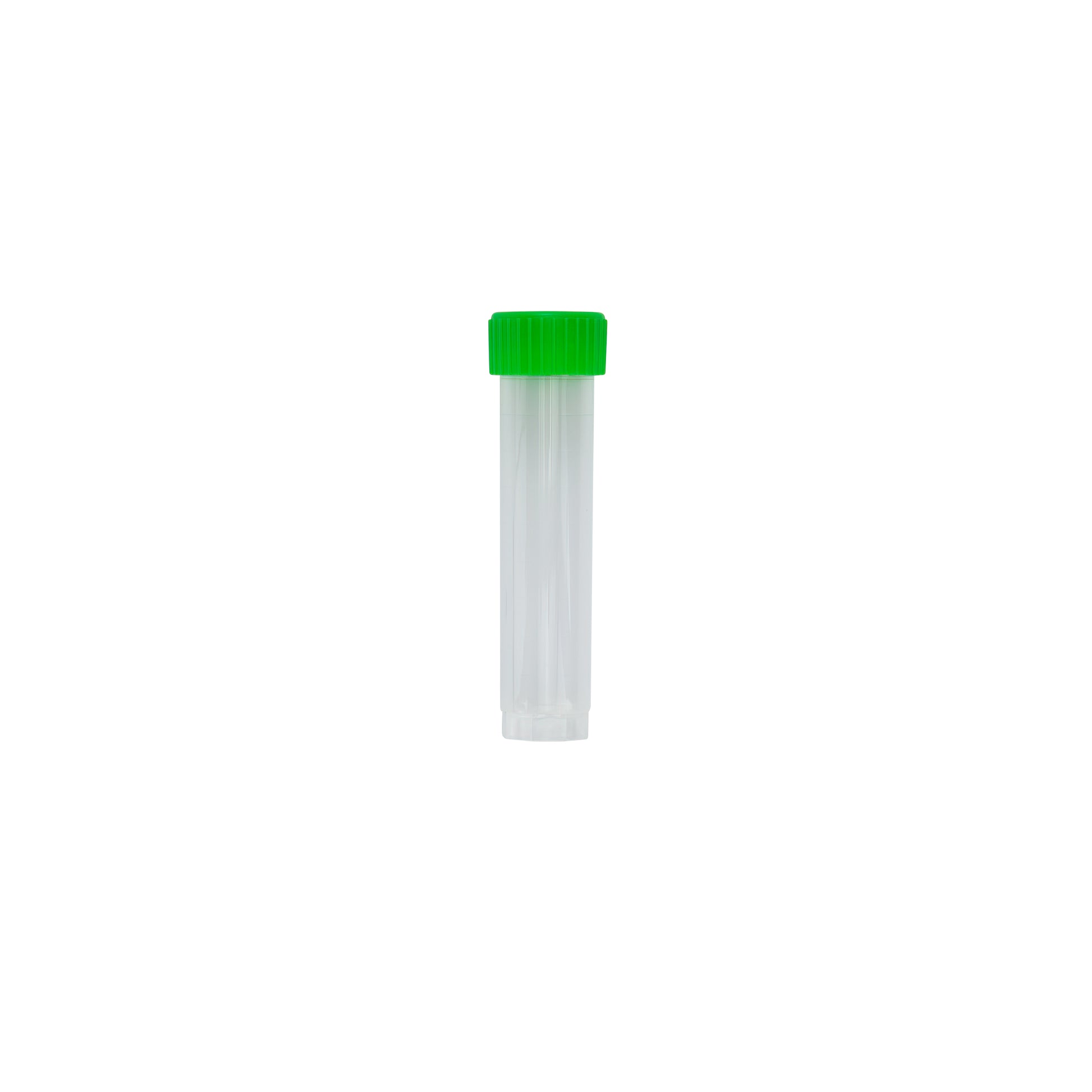 Caplugs® Evergreen 2403010G60E1 Transport Vials 10 mL Green Caps PP Non-Sterile MADE IN USA