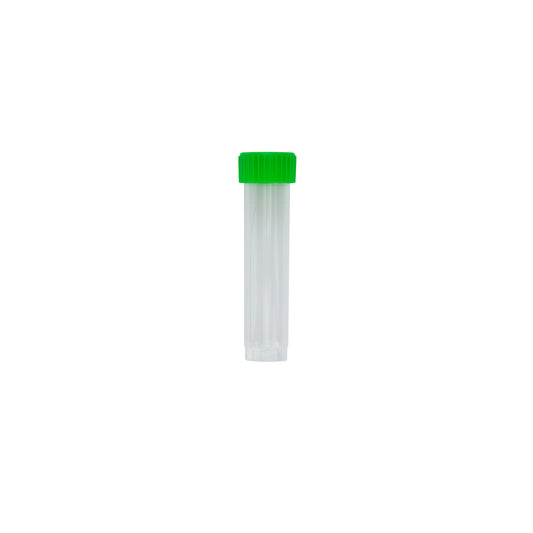 Caplugs® Evergreen 2403010G60E1 Transport Vials 10 mL Green Caps PP Non-Sterile MADE IN USA