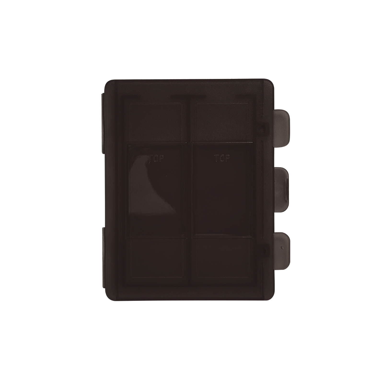 Caplugs® Evergreen 2403072Z30E1 Two-Slide Mailers Black PP Non-Sterile MADE IN USA