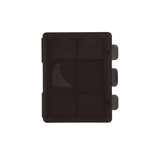 Caplugs® Evergreen 2403072Z30E1 Two-Slide Mailers Black PP Non-Sterile MADE IN USA