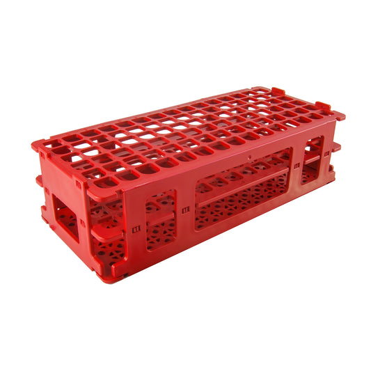 Caplugs® Evergreen 2403200R8SIE1 Test Tube Racks 13mm 90 Pos Red MADE IN USA
