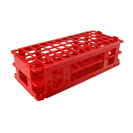 Caplugs® Evergreen 2403201R8SIE1 Test Tube Racks 17mm 60 Pos Red MADE IN USA