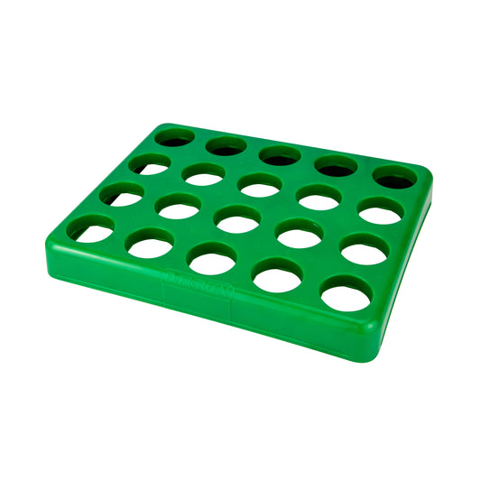 Caplugs® Evergreen 2403500G10E1 30 & 50 mL Centrifuge Tube Racks 20 Pos Green MADE IN USA