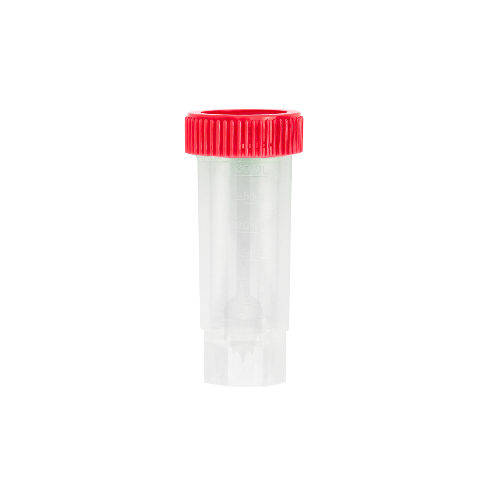 Caplugs® Evergreen 2403534R30E1 30mL Freestanding Centrifuge Tubes Red Caps PP MADE IN USA