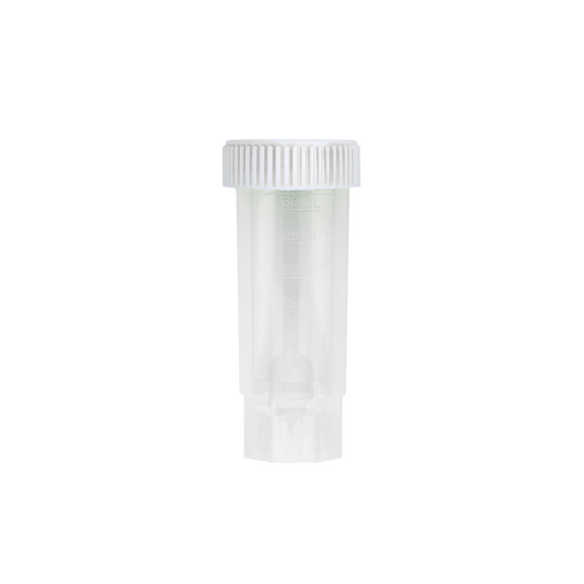 Caplugs® Evergreen 2403534W30E1 30mL Freestanding Centrifuge Tubes White Caps PP MADE IN USA