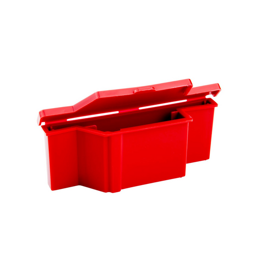 Caplugs® Evergreen 2403800R30E1 Slide-Sette Saver™ Microscope Slide Paraffin Block Containers Red PP MADE IN USA
