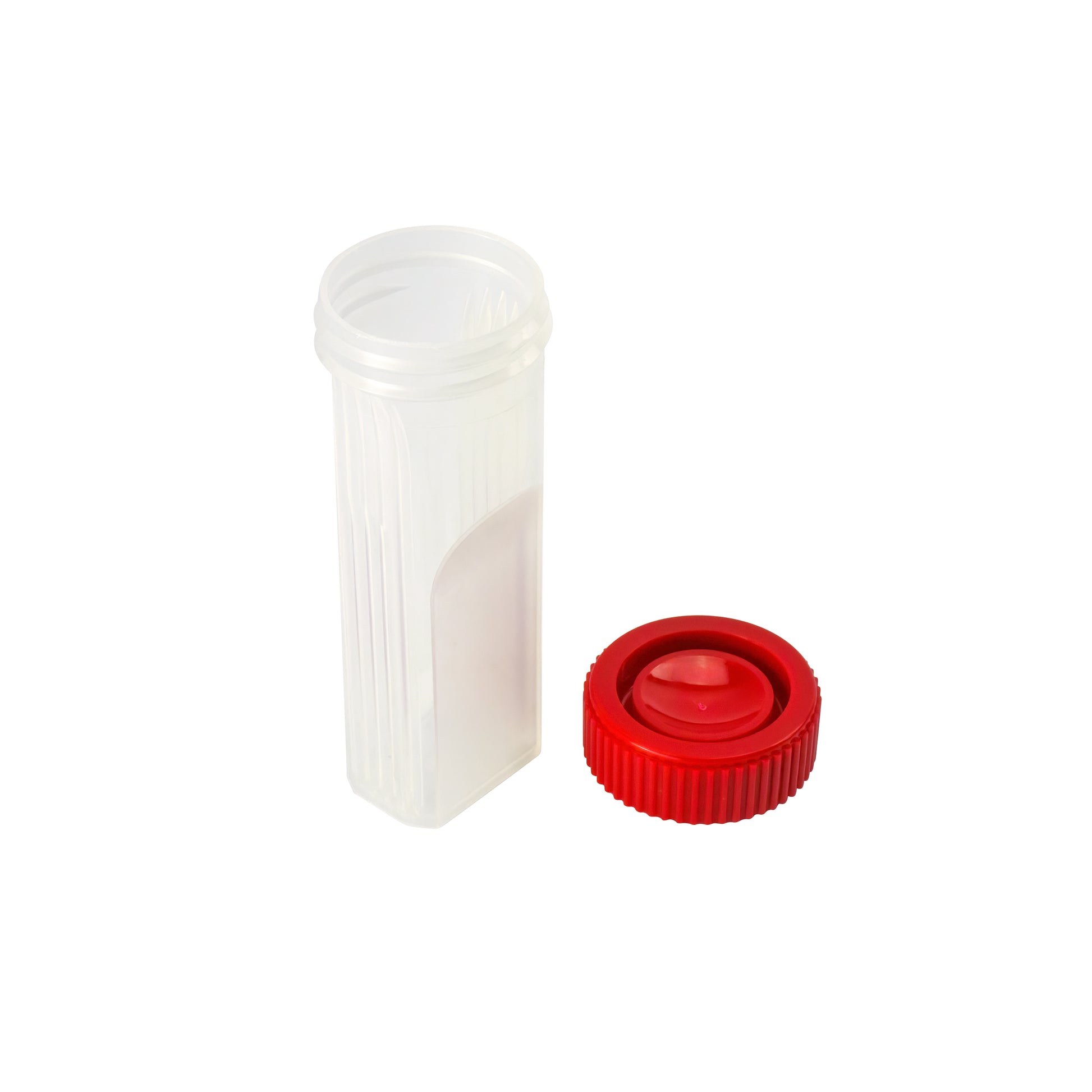 Caplugs Evergreen 222-5450-R8S Slide-Fix PAP Jar Red Cap Sterile PPC 10/Bag MADE IN USA