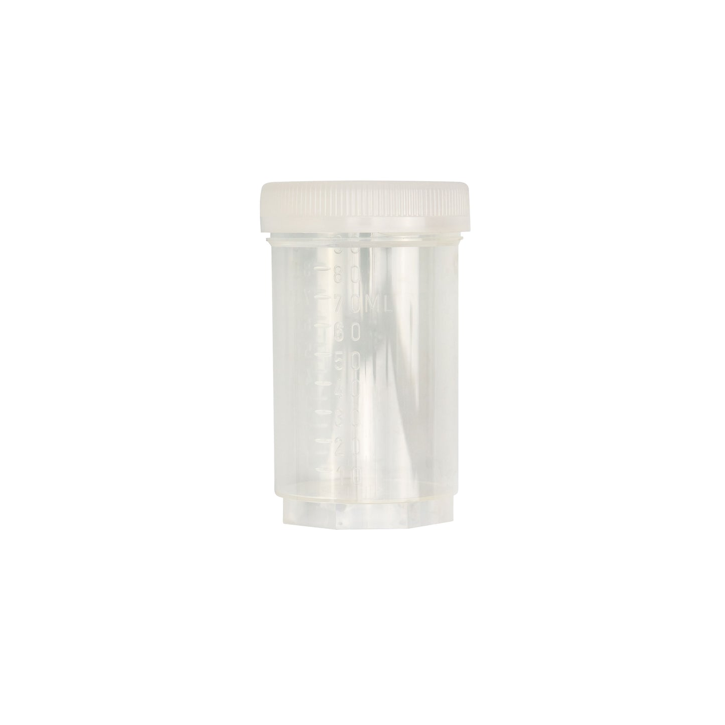 Caplugs® Evergreen 2405603080E1 Specimen Containers 90mL Natural Screw Cap PPC MADE IN USA