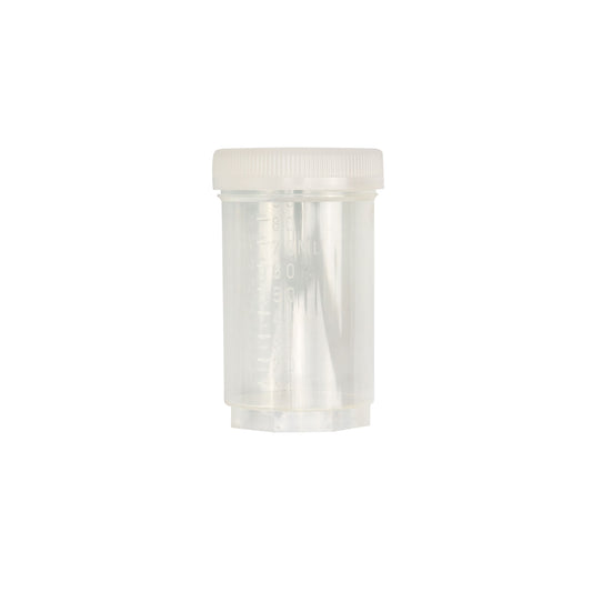 Caplugs® Evergreen 2405603080E1 Specimen Containers 90mL Natural Screw Cap PPC MADE IN USA