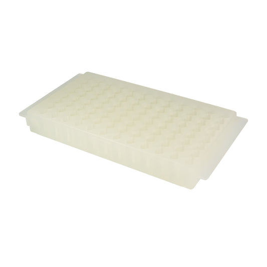 Caplugs® Evergreen 240-6388-030 — Microcentrifuge Tube Racks, 96-Well, Non-Sterile, PP, Natural, 5/Pack