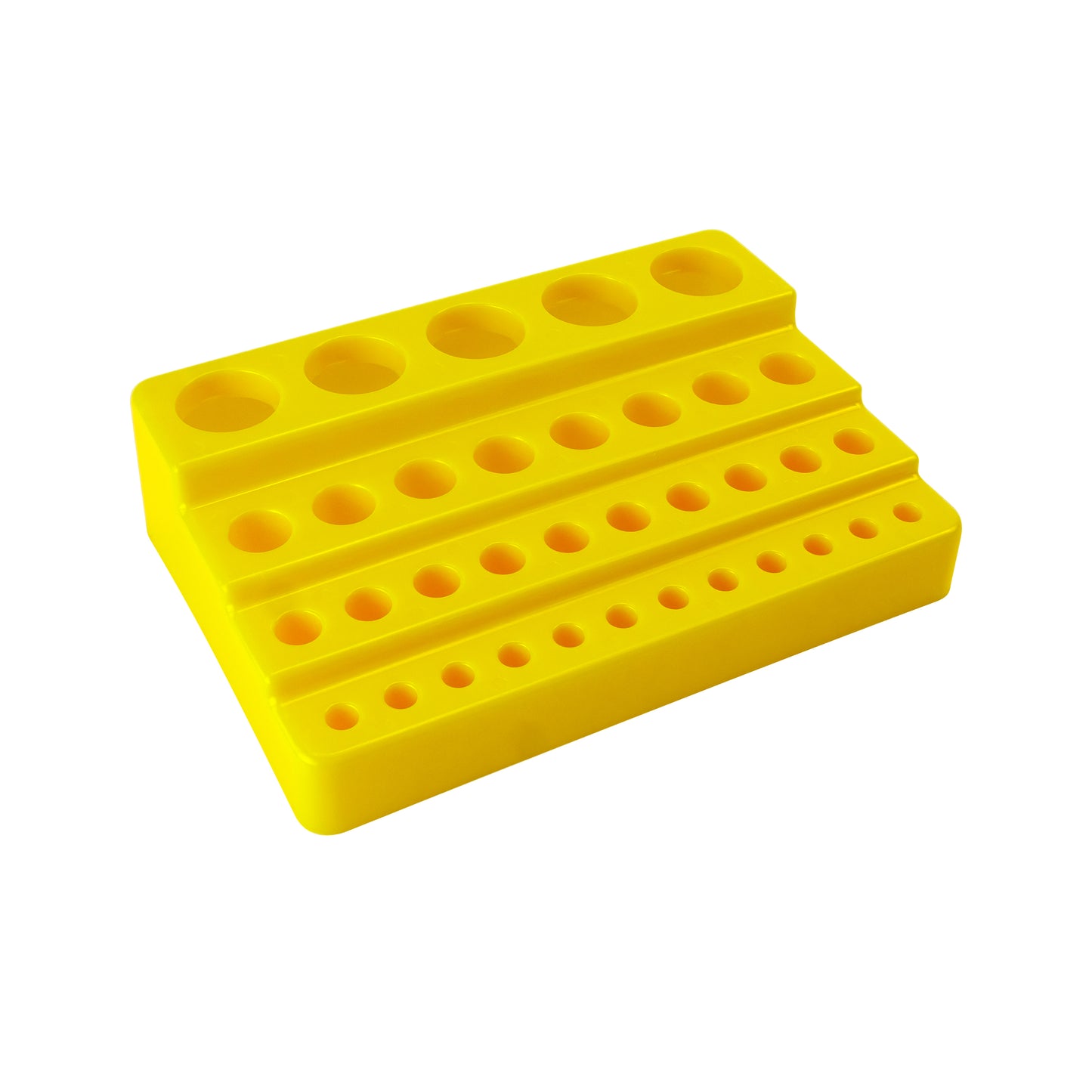 Caplugs® Evergreen 240-6400-Y10 — Multi-Tier Universal Racks, Non-Sterile, PS, Yellow, 4/Bag