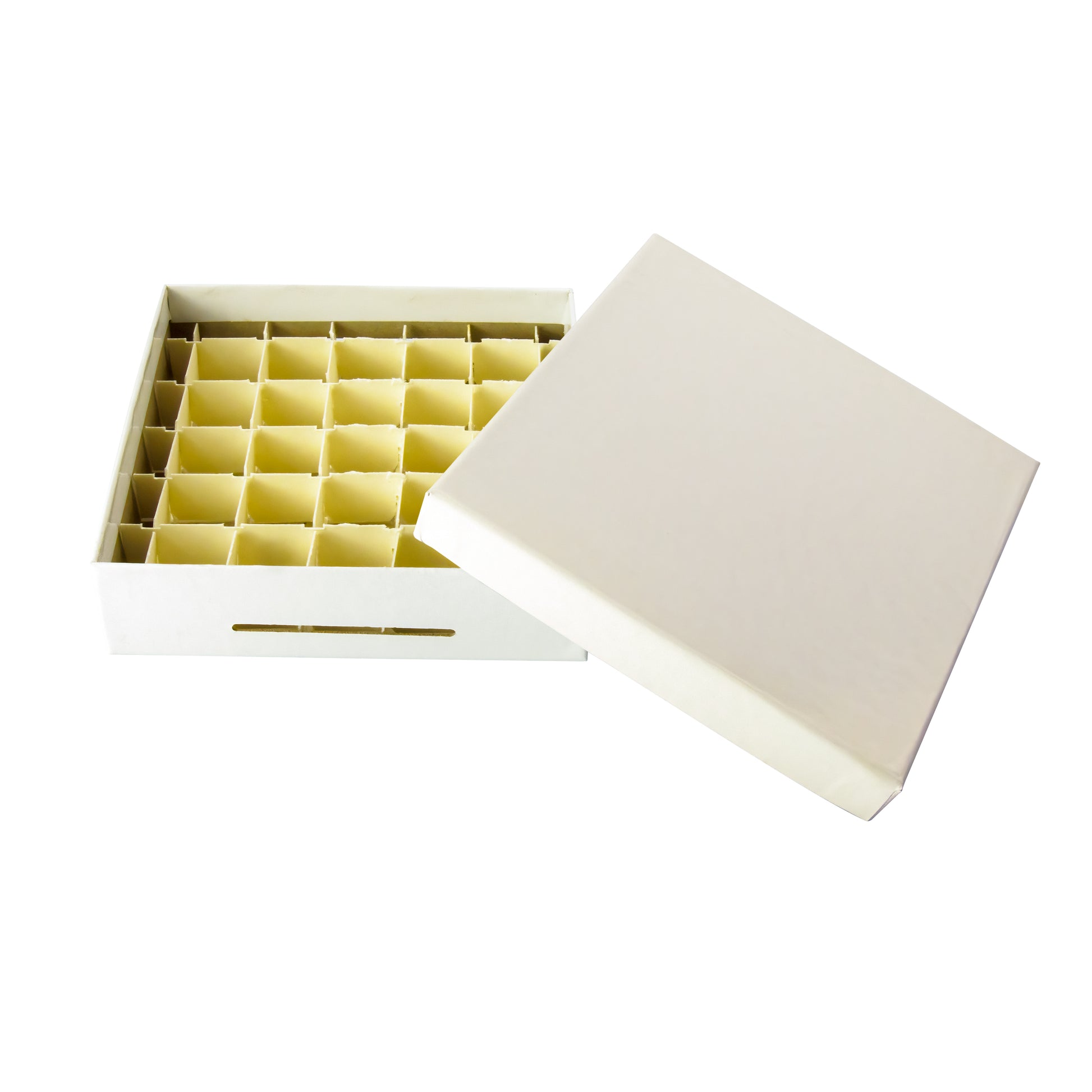 Caplugs® Evergreen 240-8225-000 — Freezer Storage Boxes for 2.5 mL Transport Vials, 25 Positions, Non-Sterile, Car