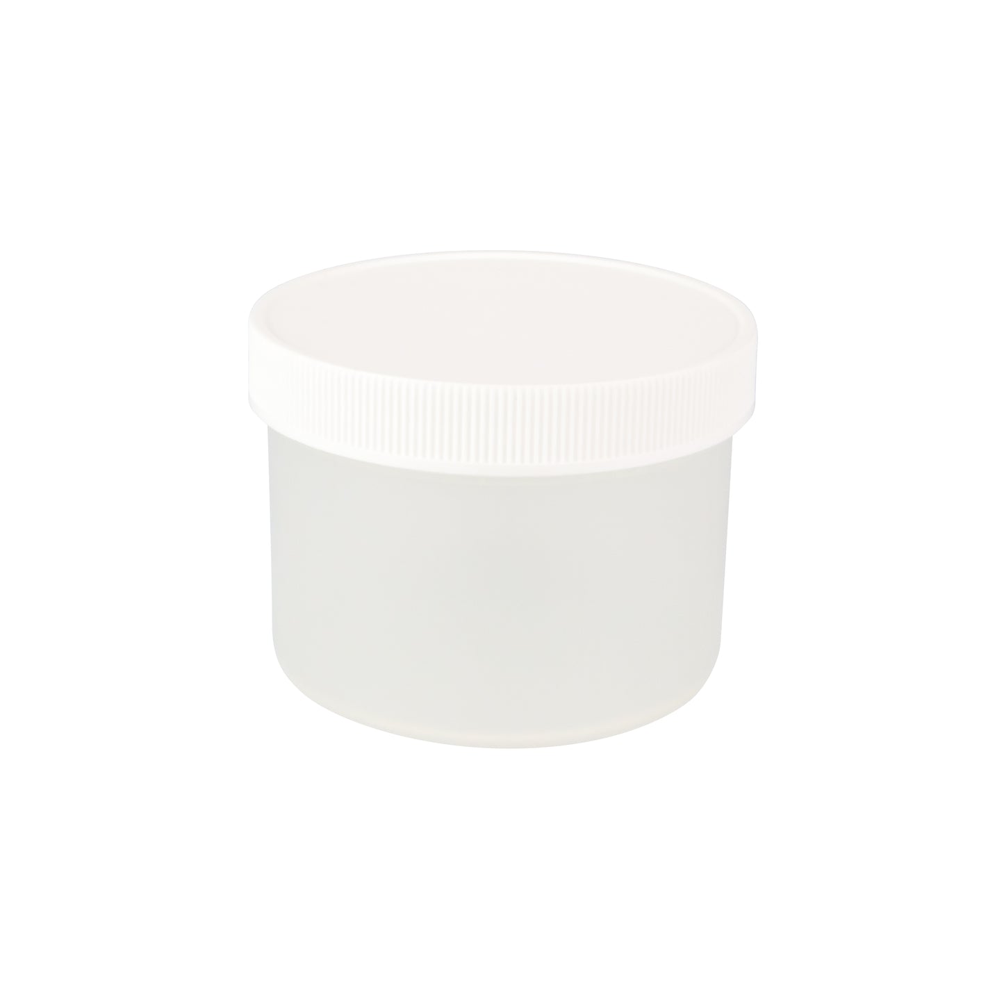 Caplugs® Evergreen 240-9250-W3L — 250 mL Wide-Mouth Specimen Containers with White Screw Caps, 90 x 65 mm, Non-Ste